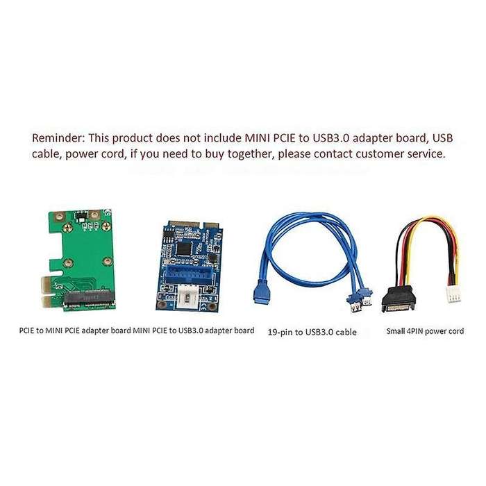 Pcie to Mini Pcie Adapter Card, Efficient, Lightweight and Portable