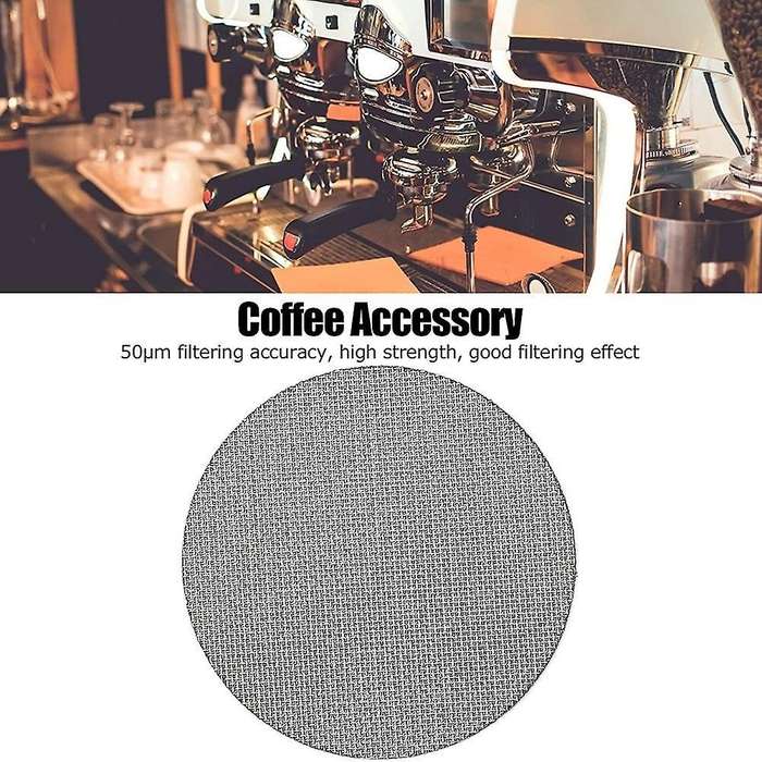 Coffee Filter Mesh, Reusable Coffee Puck Screen 53.5mm