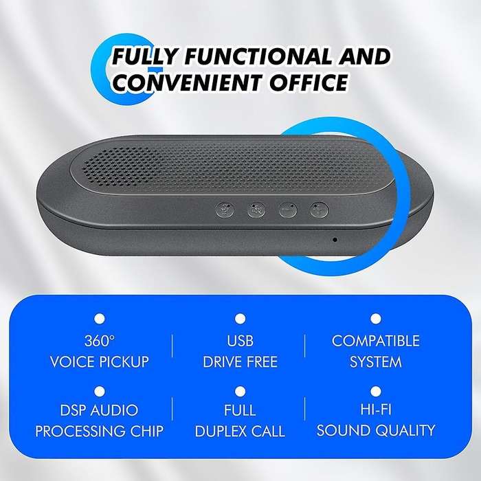 Desktop Computer Speakerphone Bluetooth Conference Speaker Usb
