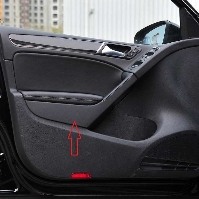 Car Interior Door Armrest Handle Strips Cover Replacement for Golf 6