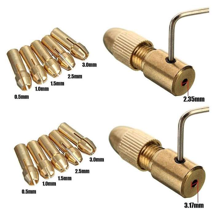 0.5-3mm Electric Micro-torque Drill Chuck Set (hexagonal Wrench)