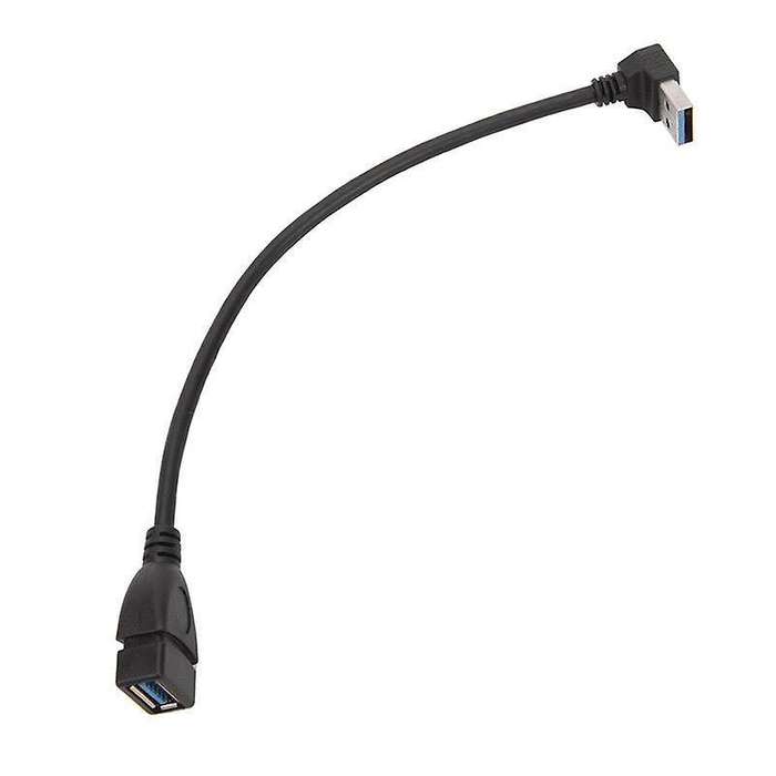Usb 3.0 Angle 90 Degree Extension Cable Male to Female Adapter Down
