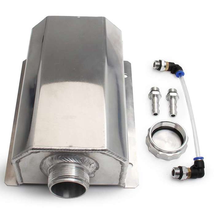 2l Universal Square Radiating Coolant Tank Aluminum Alloy Container