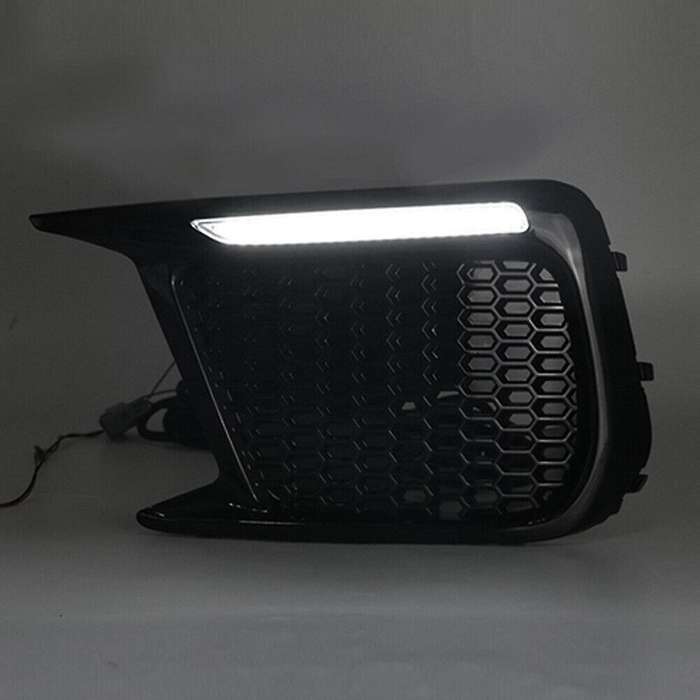 White Led Drl Daytime Running Light + Fog Lamp for Subaru Wrx Sti