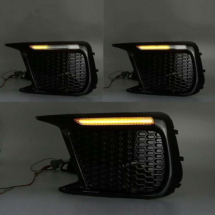 White Led Drl Daytime Running Light + Fog Lamp for Subaru Wrx Sti