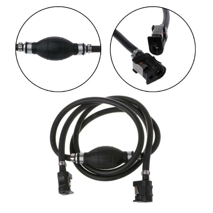 Fuel Line Hose Outboard Boat Engine Petrol Tank Connectors Kit