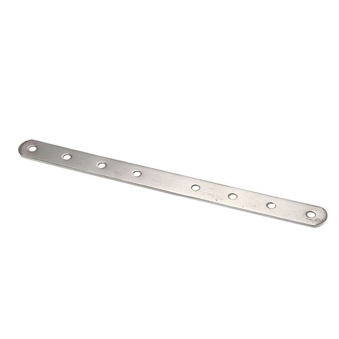 2x Metal 8 Holes Flat Straight Design Corner Brace Bracket 250mm
