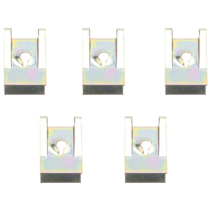 50pcs Tone Spring Metal Car Door Panel Spire Screw U-type Clips