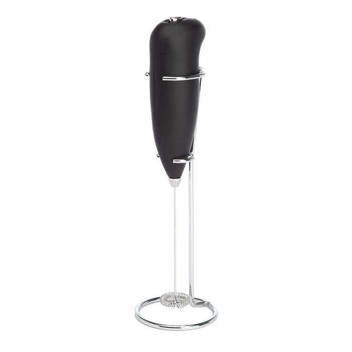 Milk Frother with Stand Handheld for Coffee Frappe Bulletproof Matcha