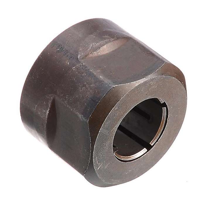 1pc Black Metal Collet Nut Plunge Router Parts 12.7mm Center Hole