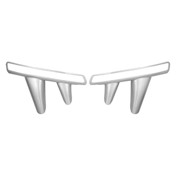 Fog Lamp Modification Fangs Modeling Fog Lamp Decoration Silver