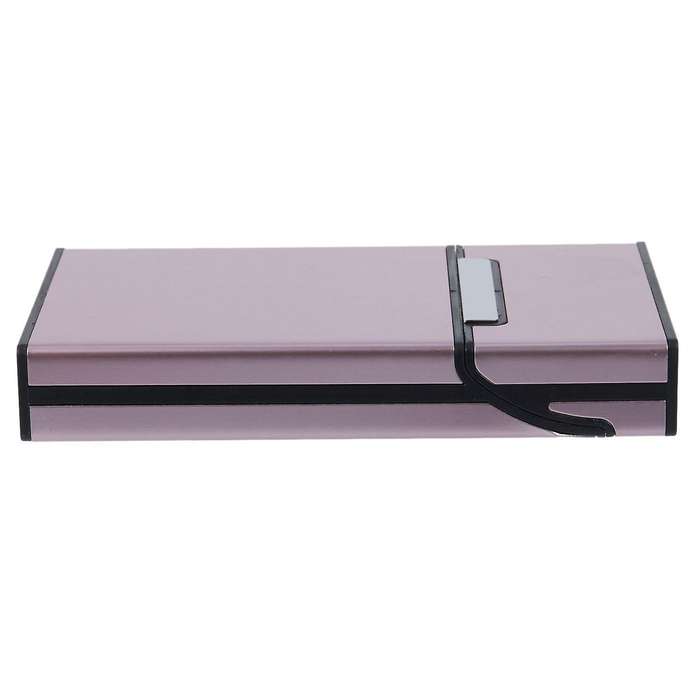 New Ultra Thin Cigaret Case Metal Women Cigarette Holder(gold)