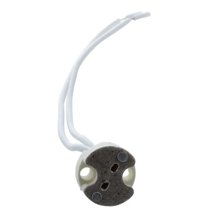 15 Pcs White Mr16 Gu5.3 Ceramic Base Socket Led Light Lamp Holder