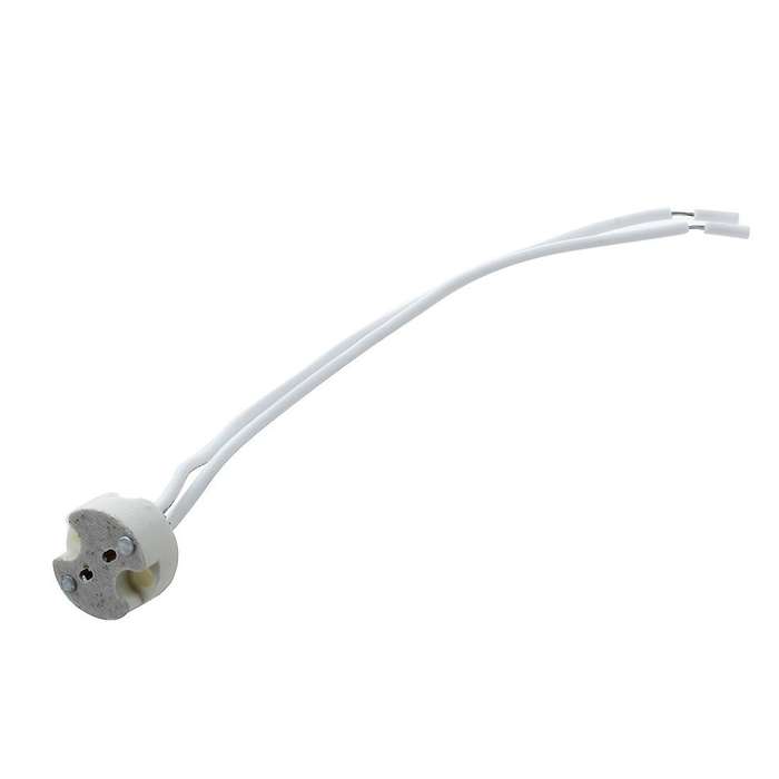 15 Pcs White Mr16 Gu5.3 Ceramic Base Socket Led Light Lamp Holder