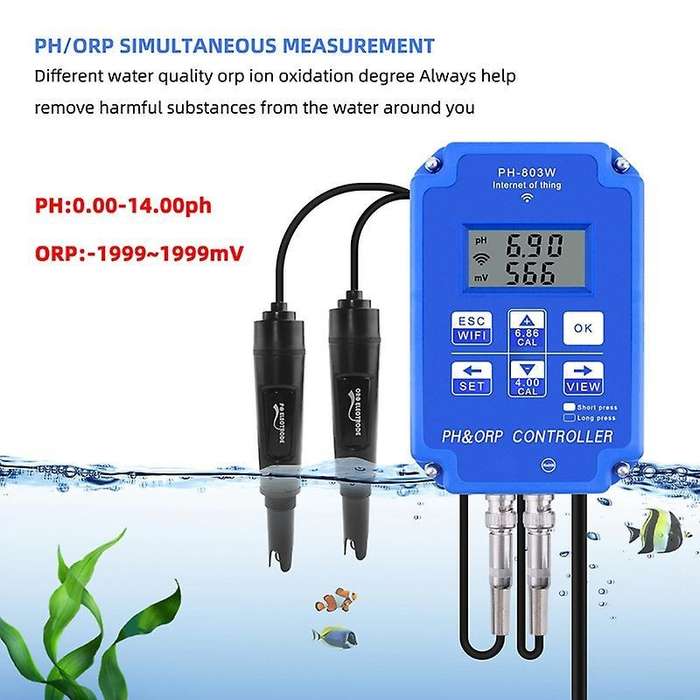 Wifi Monitoring Digital Acid-base and Redox Controller Eu Plug