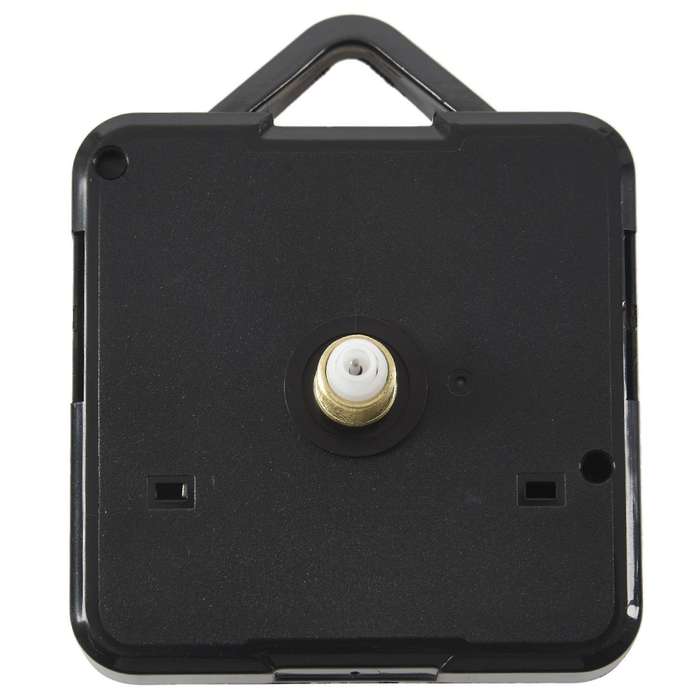 Quartz Clock Movement Mechanism Diy Repair Parts Black + Hands