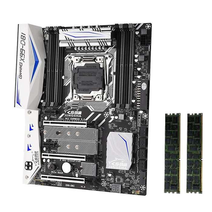 Jingsha X99-d8i Motherboard with 2xddr4 Ecc 4g 2133mhz Ram Lga2011-3
