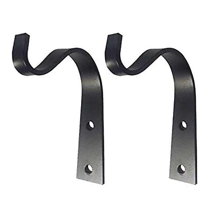 2 Sets Iron Wall Hooks for Lanterns, Outdoors, Gardens, Bird Feeders
