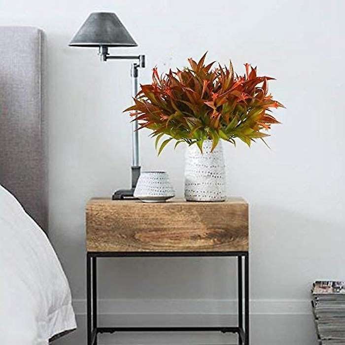 Artificial Morning Glory Shrubs Bundles Faux Plastic Bouquets