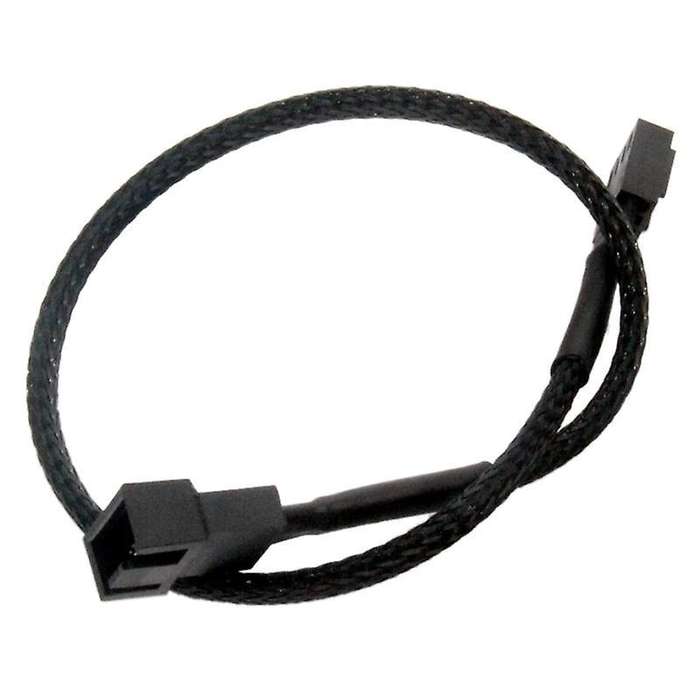Pwm Extension Cable-11.8 Inch for Atx Case 3 Pin & 4 Pin Cooling Fans