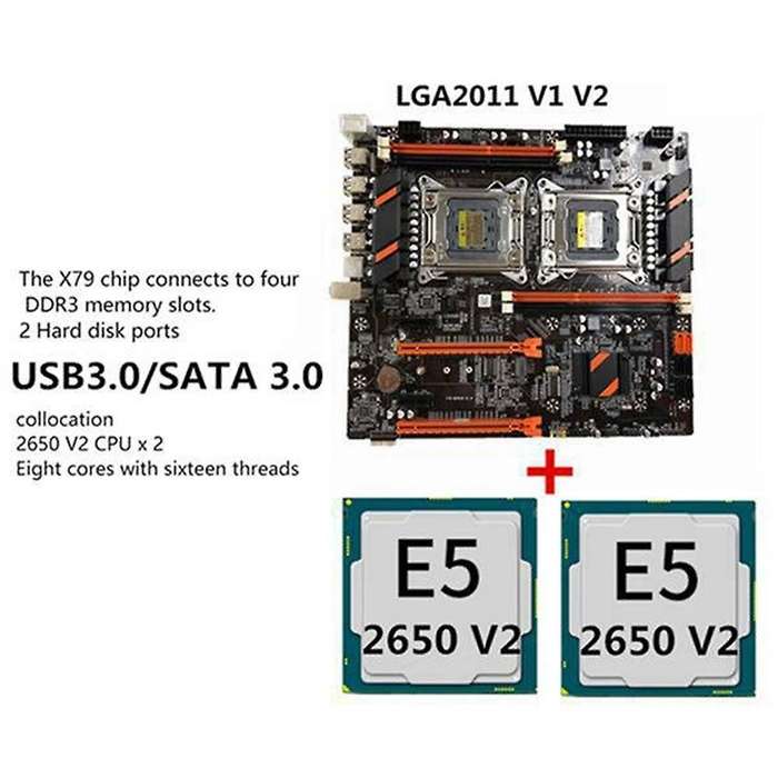 X79 Dual Cpu Motherboard with Switch Cable for Game Motherboard