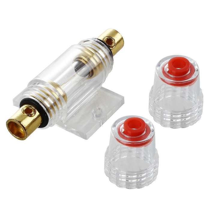 4/8 Gauge Agu Fuse Holder Fulseholder 80a Car Audio Part Electronics