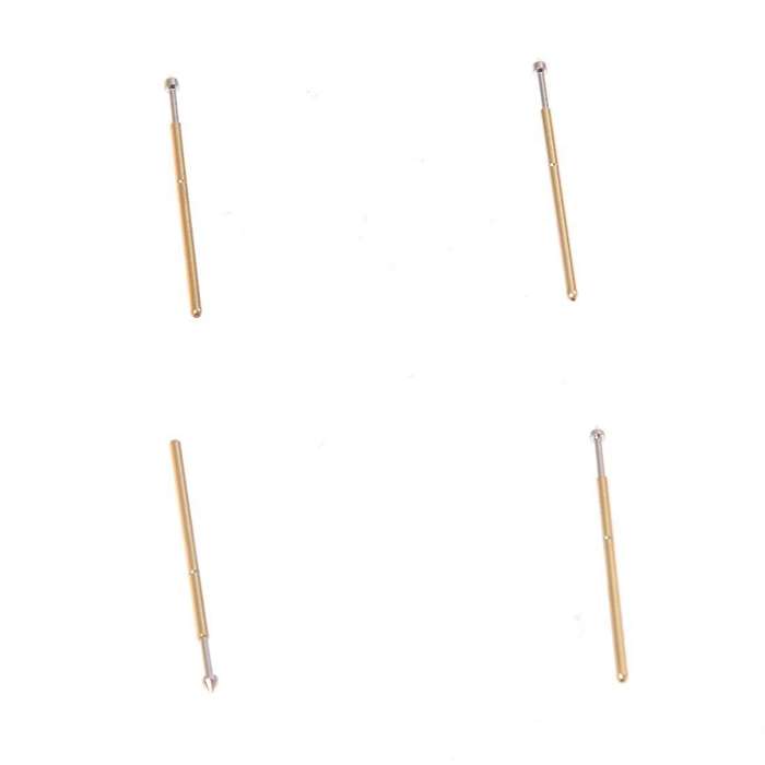 Spring Test Probe Pogo Pin P50 E2 Dia 0.68mm Length 16mm 75g Pack Of 20 Color Gold