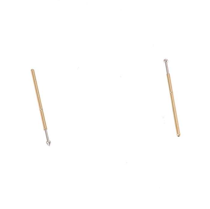Spring Test Probe Pogo Pin P50 E2 Dia 0.68mm Length 16mm 75g Pack Of 20 Color Gold