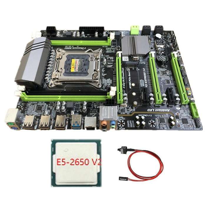 X79 Computer Motherboard Lga2011 Usb3.0 Sata3.0 with E5 2650 V2 Cpu