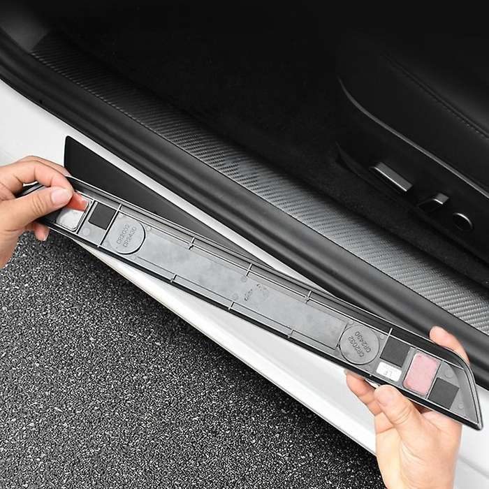 For Tesla Model 3 Auto Accessories Door Sill Protector Black