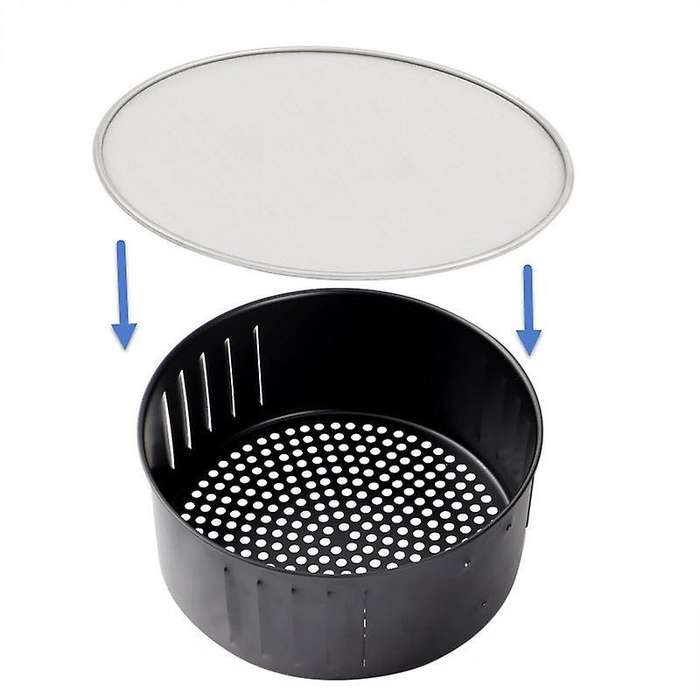 Air Fryer Accessories Stainless Steel Oil Splatter Screen 19cm