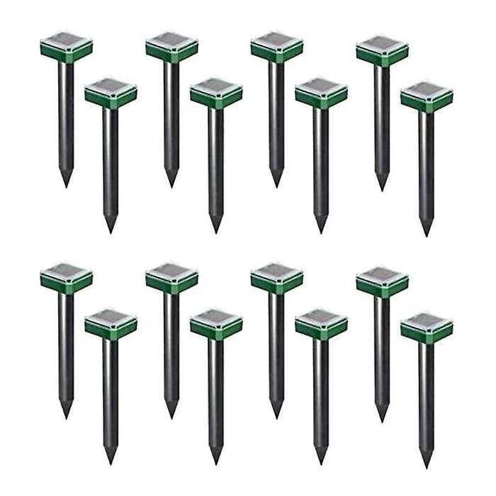 8 Pcs Solar Electronic Snake Repeller for Garden Yard Farm,etc