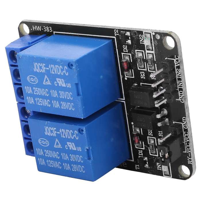 1pcs 12v 2 Channel Relay Module Shield for Arduino Arm Pic Avr Dsp