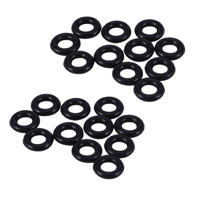 20 Stueck Gummi Oil Seal O Shaped Unterlegscheiben 8x4x2 Mm