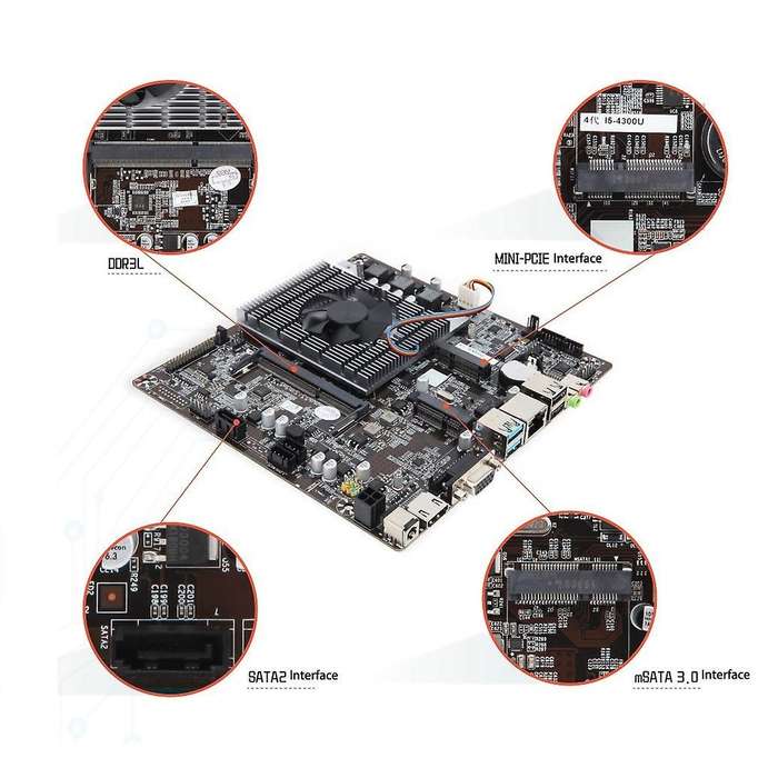 Embedded Computer Industrial Control Motherboard for Intel Core