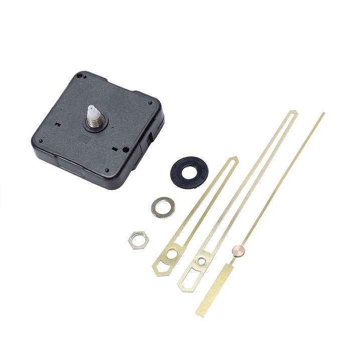 2x Silent Large Wall Clock Mechanism Watch Clock Parts Hands Tools