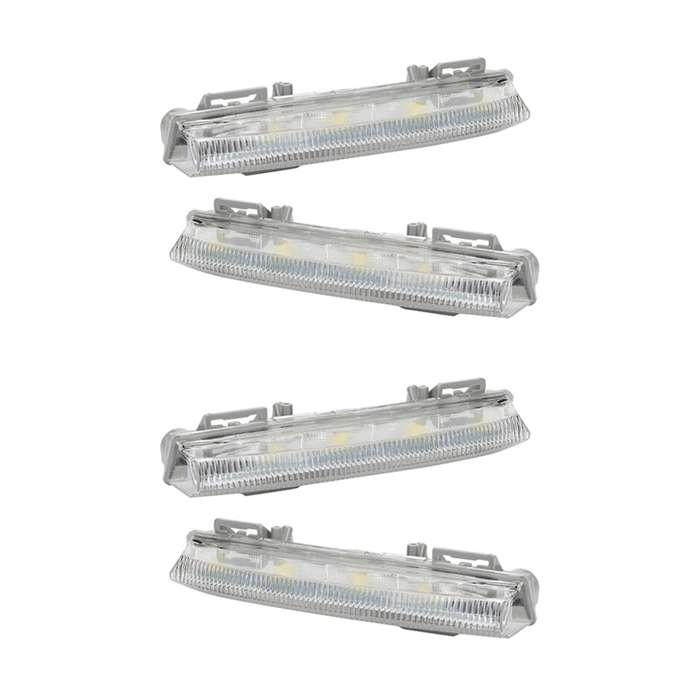 2pcs Front Drl Fog Light for Mercedes-benz W204 W212 C250 C350 E350