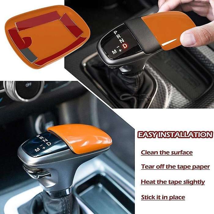 Gear Shift Trim Knob for Dodge Challenger Charger 2015-2021 (orange)
