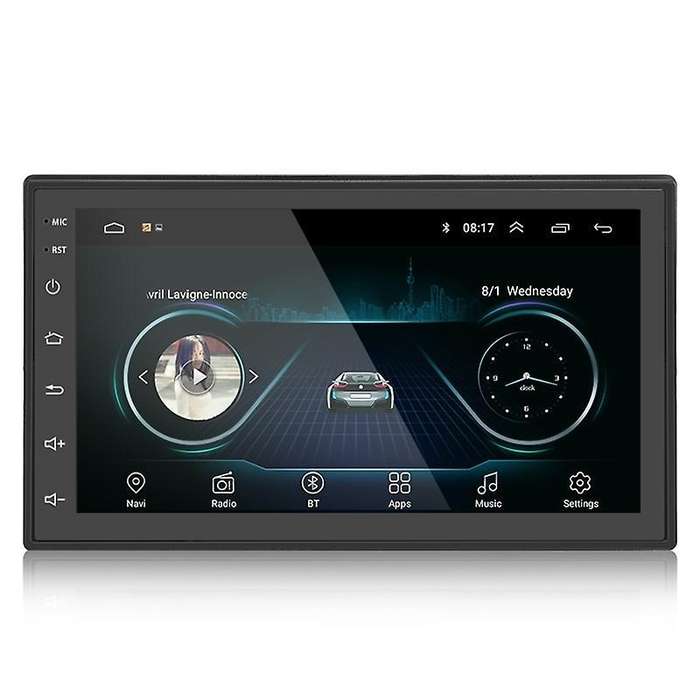 7 Inch Press Screen Bluetooth Fm Audio Car Stereo(europe Map)
