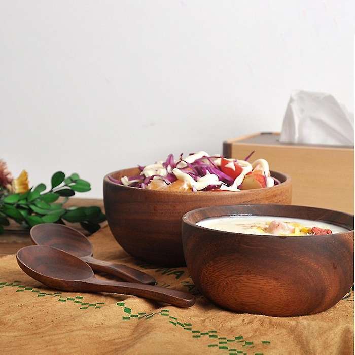 Acacia Wood for Fruits, Noodle, Salad Wooden Spoon 6.1x1.5inch