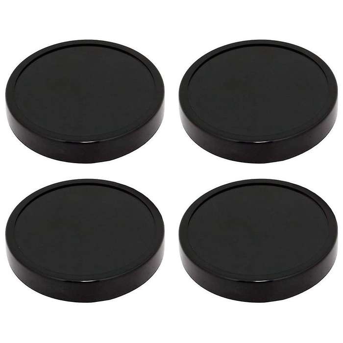 4 Pack Black Plastic Stay Fresh Lid Parts for Magic 250w Blender