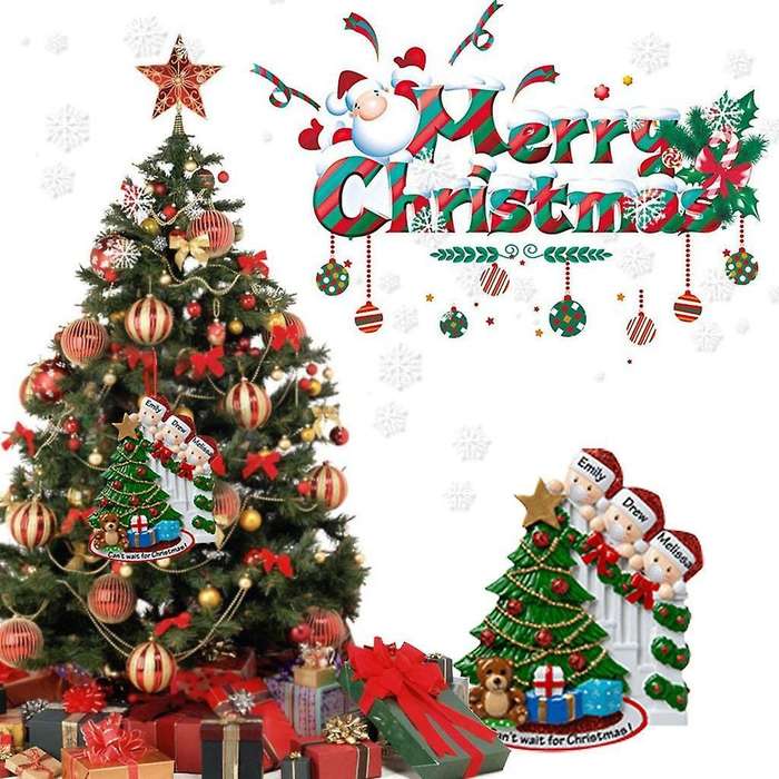 Christmas Birthdays Party Decoration Personalized Hanging Ornament -3