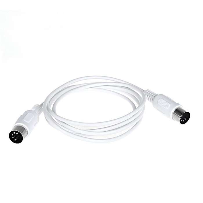2pcs Midi Extension Cable 5 Pin Male to 5 Pin Male Electric , 1.5m