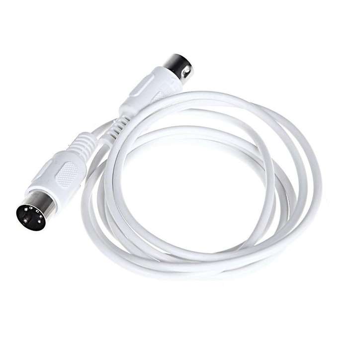 2pcs Midi Extension Cable 5 Pin Male to 5 Pin Male Electric , 1.5m
