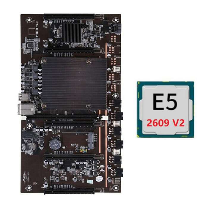 Btc Mining Motherboard X79 H61+e5 2609 V2 Cpu for Btc Miner Mining