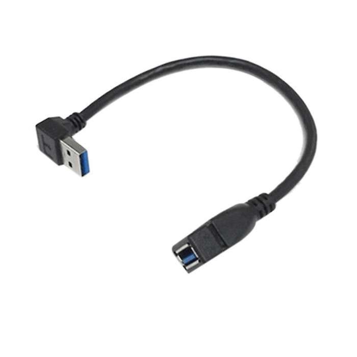 Usb 3.0 Angle 90 Degree Extension Cable Male to Female Adapter Right