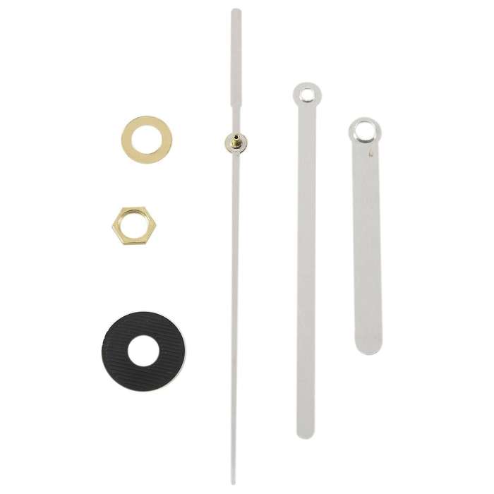 Clock Movement Mechanism Black Hour Minute Red Second Hand Diy Tools Set