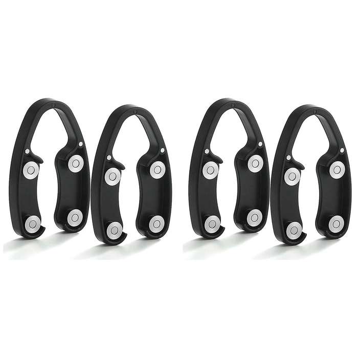 4 Pieces Of Magnetic Design Wine Foil Cutter Wine Corkscrew Accessory