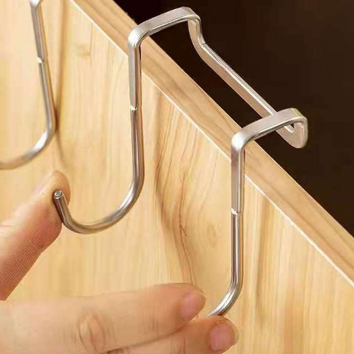 Stainless Steel Perforation-free Cabinet Door Clothes Hook Wall Hook
