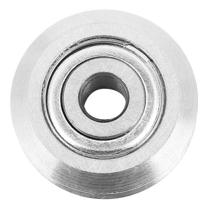W1 Deep V Groove W-rail Track Pulley Rollers Ball Bearings Steel